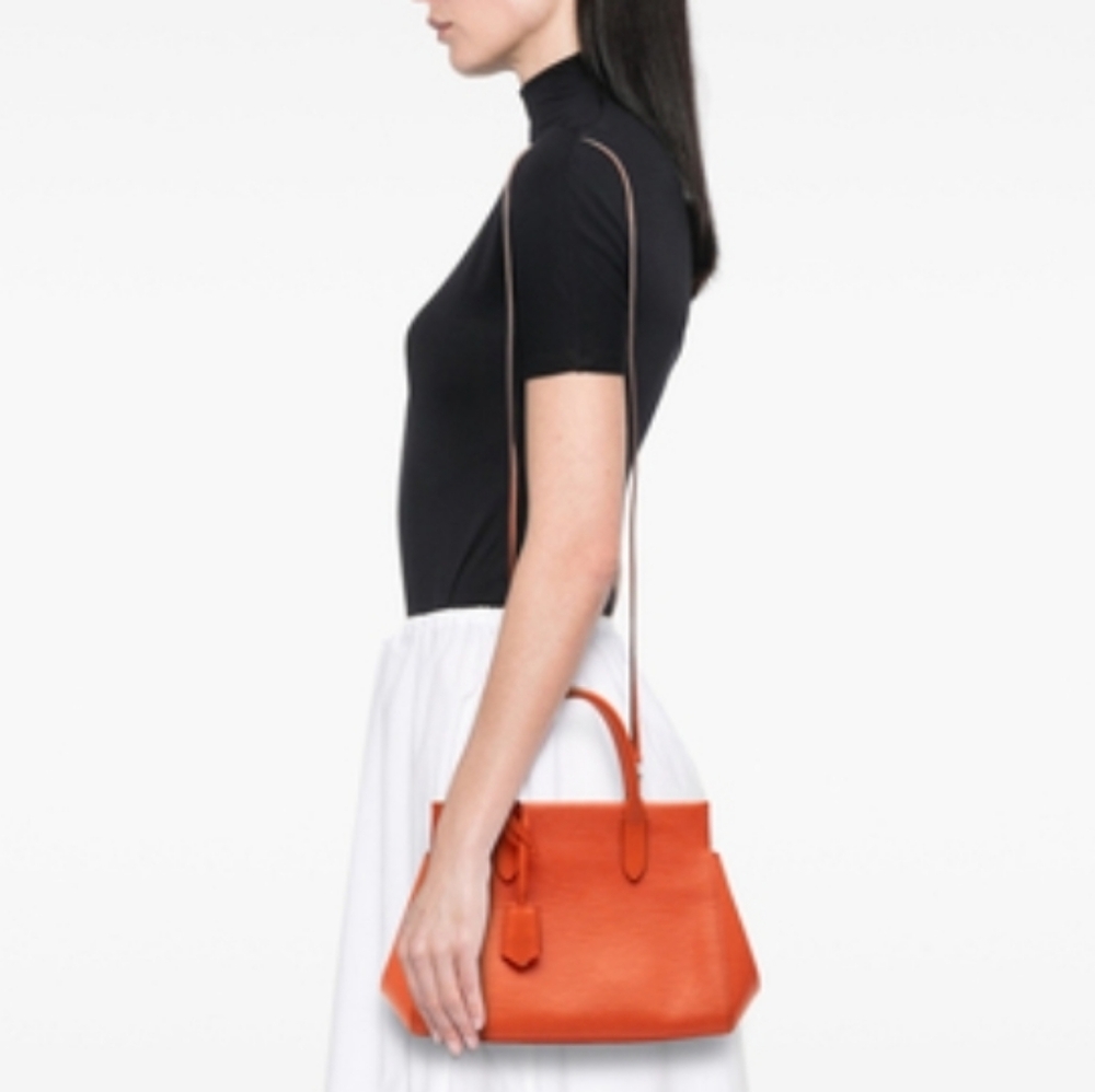 Louis Vuitton Marly MM Orange Epi Leather Crossbody Top Handle Removable Strap - Picture 4 of 17